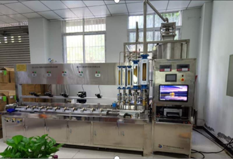 The automatic intelligent water meter verification device produced by our company for the water meter verification station in Xuzhou District, Yibin City passed the acceptance